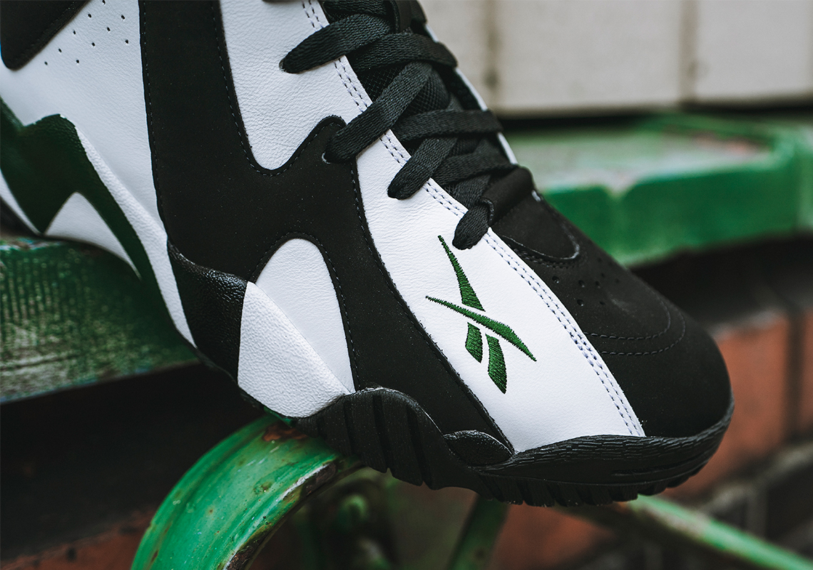 Shawn Kemp Reebok Kamikaze Ii White Black Green 6