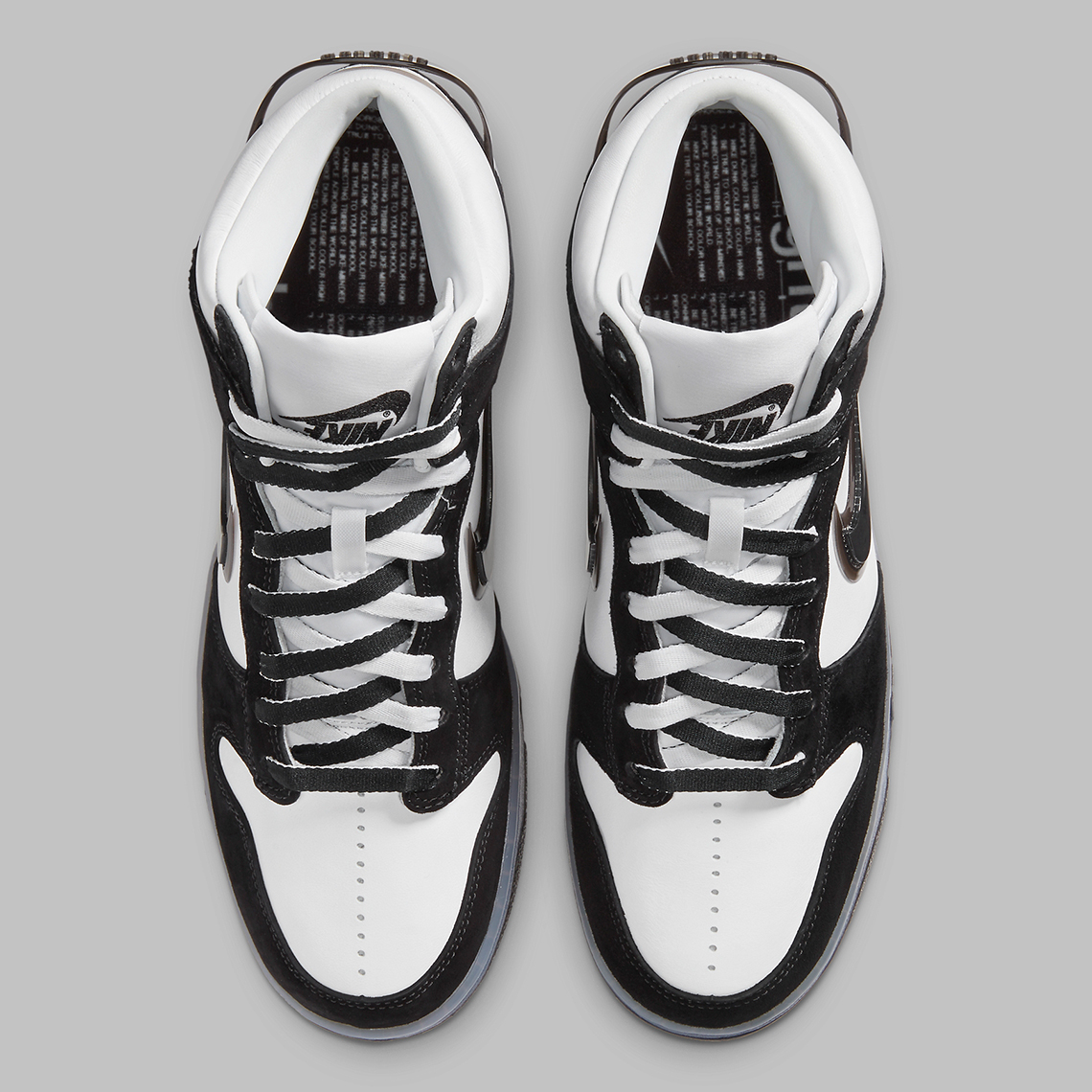 Slam Jam Nike Dunk High Black White Da1639 101 8