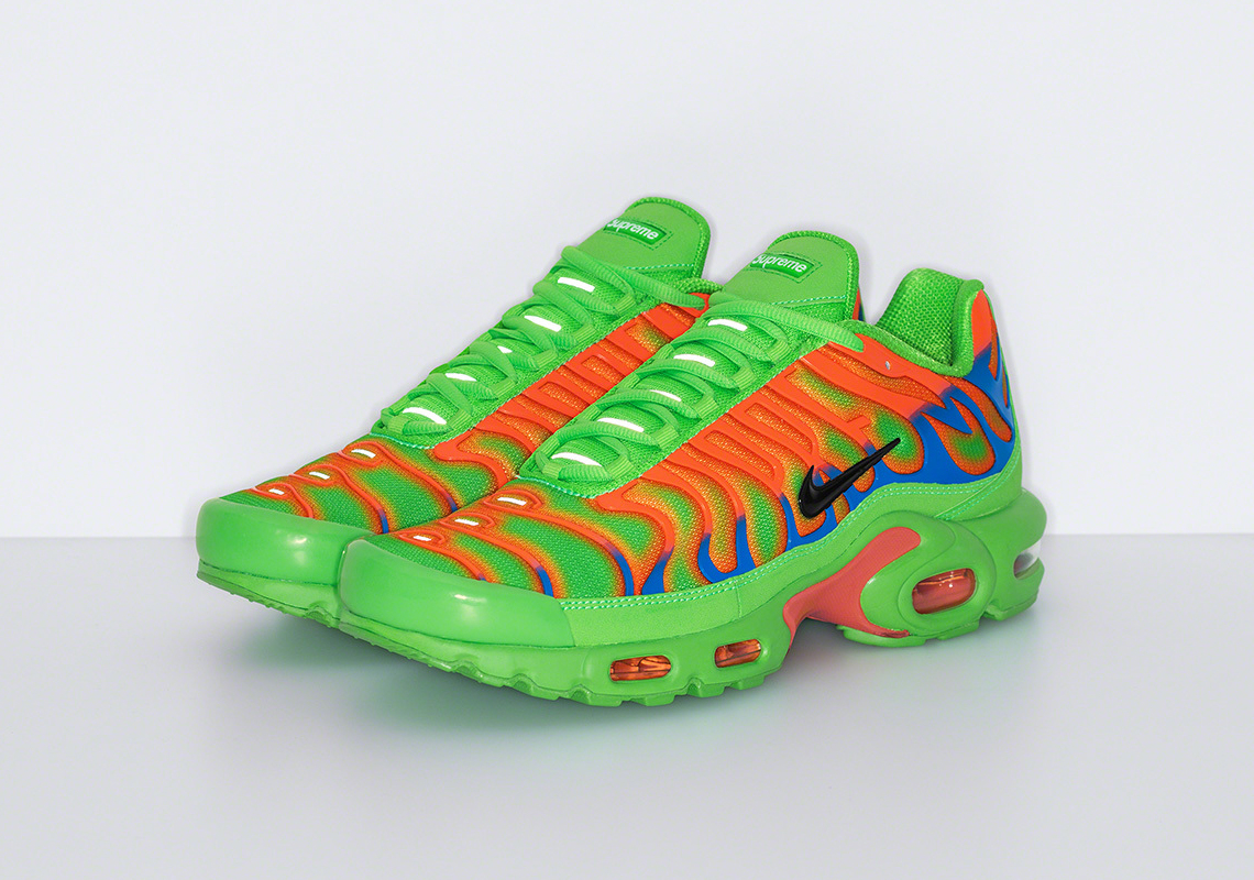 Supreme Nike Air Max Plus Neon Green 3