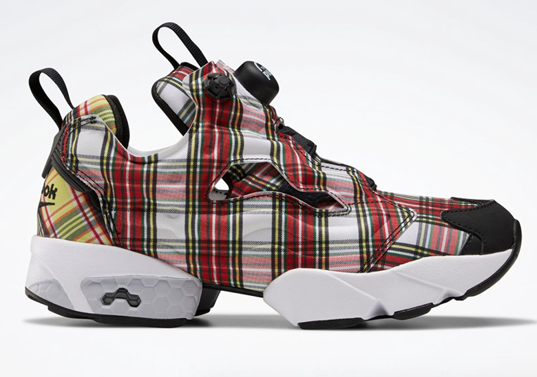 X Girl Reebok Instapump Fury Plaid Fy3951 7