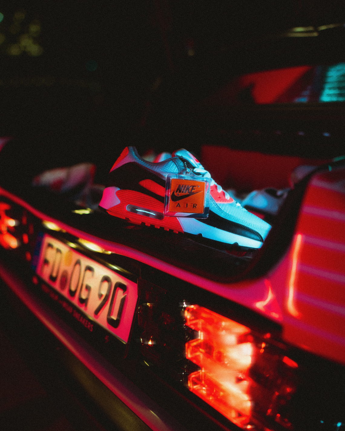 43einhalb Nike Air Max 90 Infrared Mercedes 190e 9