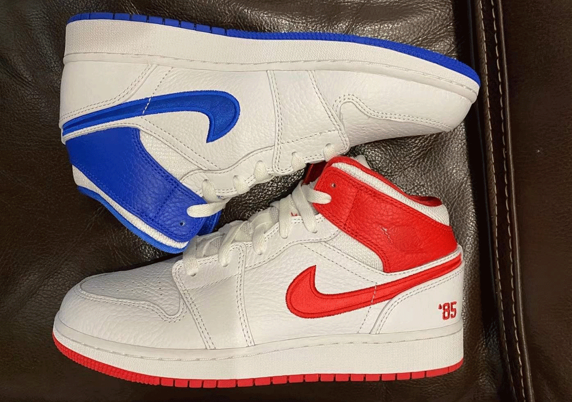 A Mismatched Air Jordan 1 Mid "85" Is Coming In Early 2021