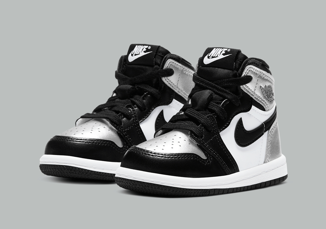 Air Jordan 1 Retro High OG "Silver Toe" Dropping In Toddler Sizes