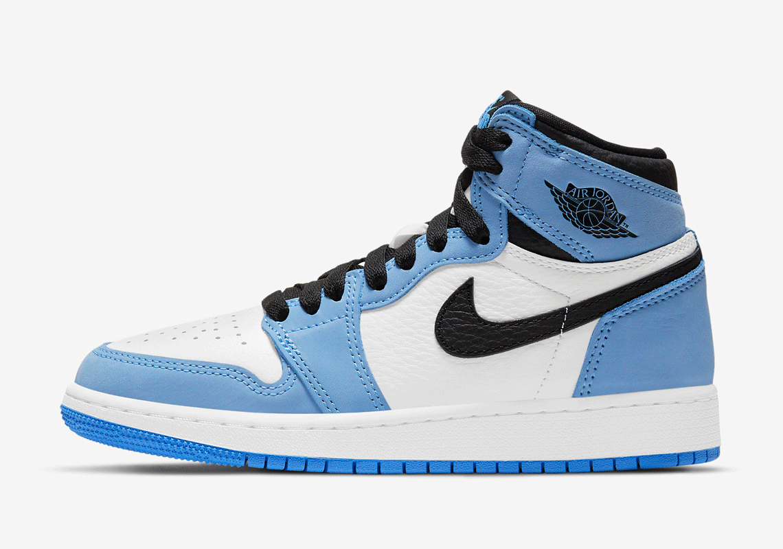 Air Jordan 1 Retro High OG “University Blue” Releasing In Grade School Sizes