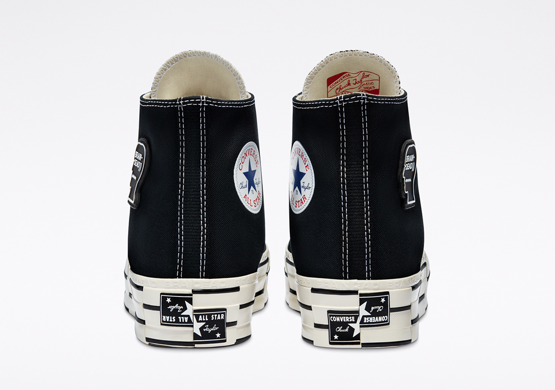 Brain Dead Converse Chuck 70 Black Release Info 1