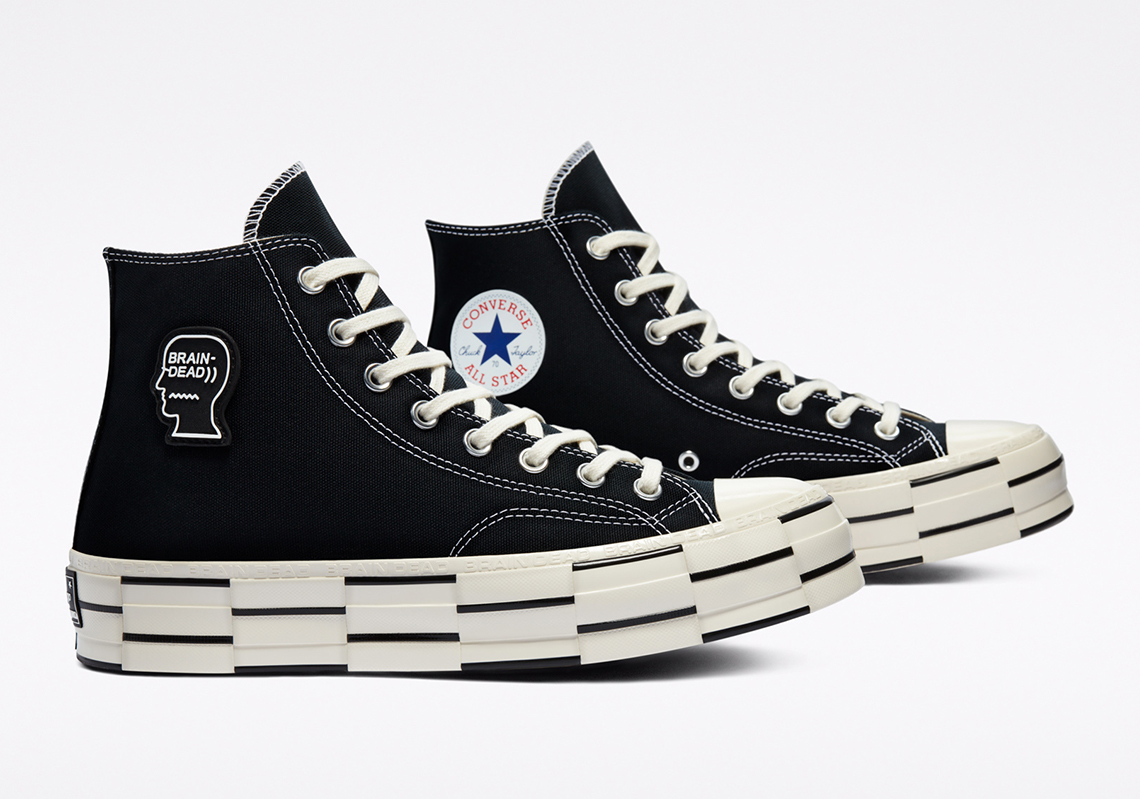 Brain Dead Converse Chuck 70 Black Release Info 5