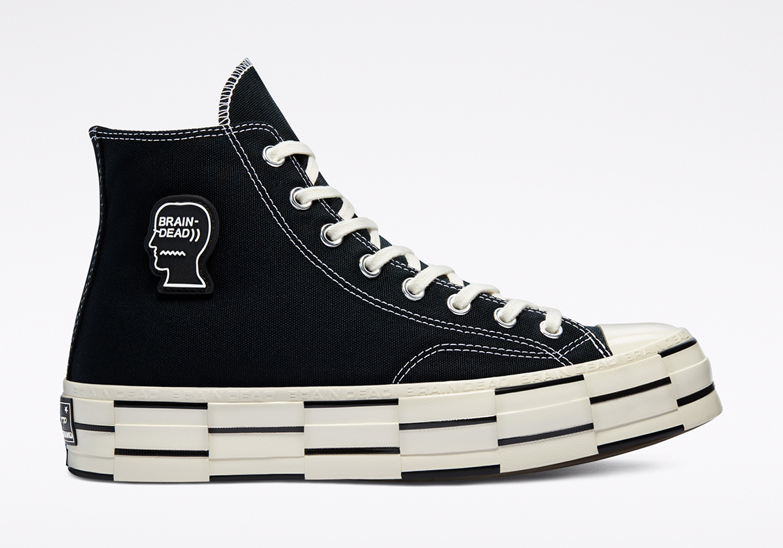 Brain Dead Converse Chuck 70 Black Release Info 6