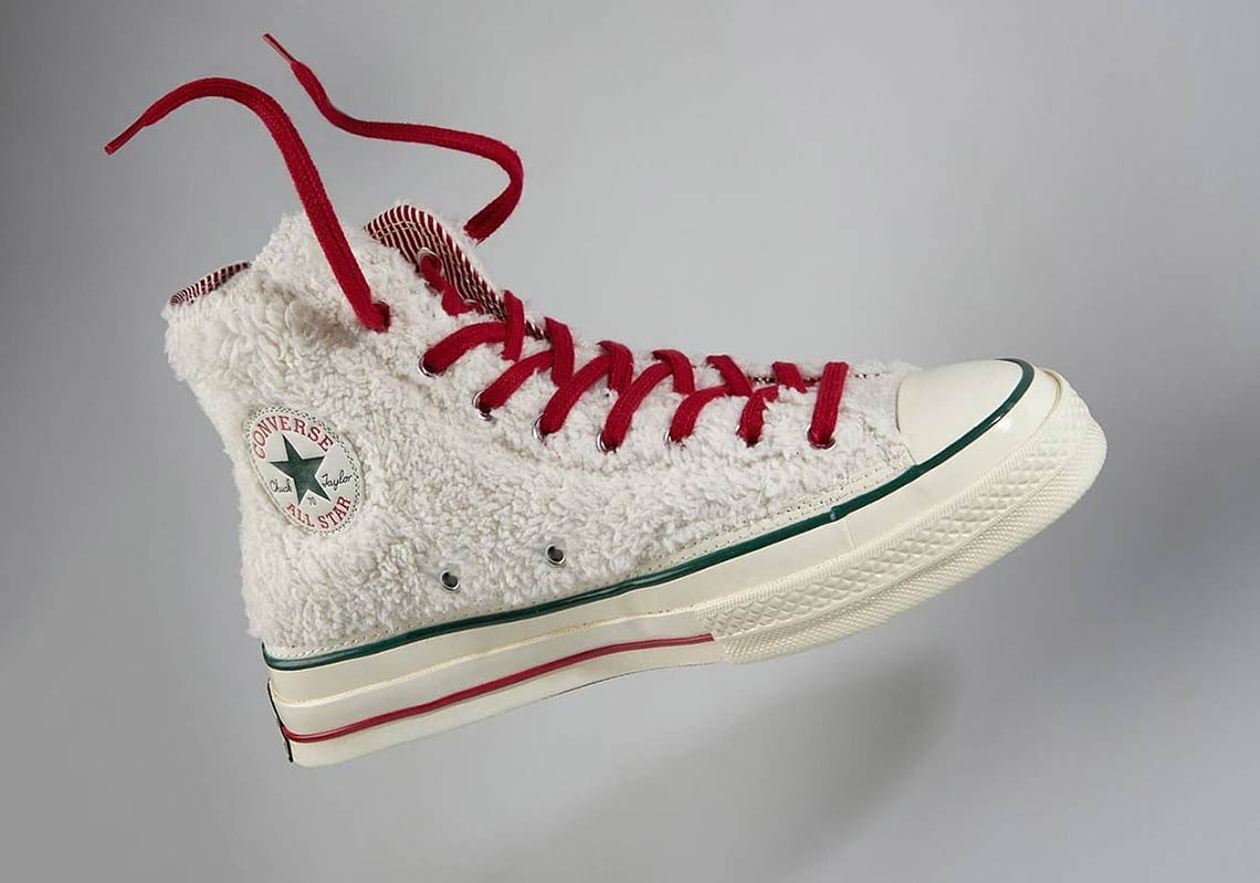 The Converse Chuck 70 Braces For Winter With A Full Sherpa Fleece Upper