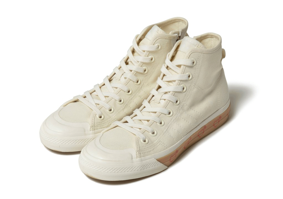 Human Made Adidas Nizza Hi Cream 2