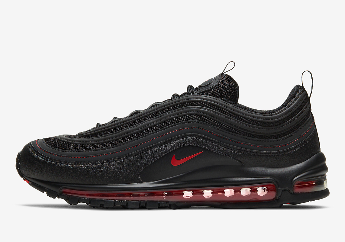 Reflective Strips Quietly Detail This Black/Red Nike Air Max 97