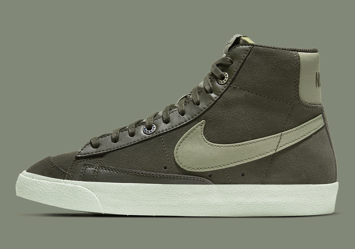 Olive Green Hues Cover The Latest Nike Blazer Mid '77