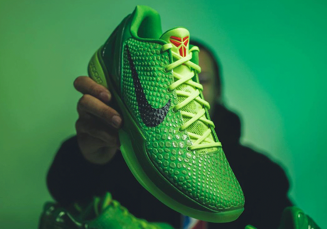 The Nike Kobe 6 Protro “Grinch” Is Releasing On Christmas Eve