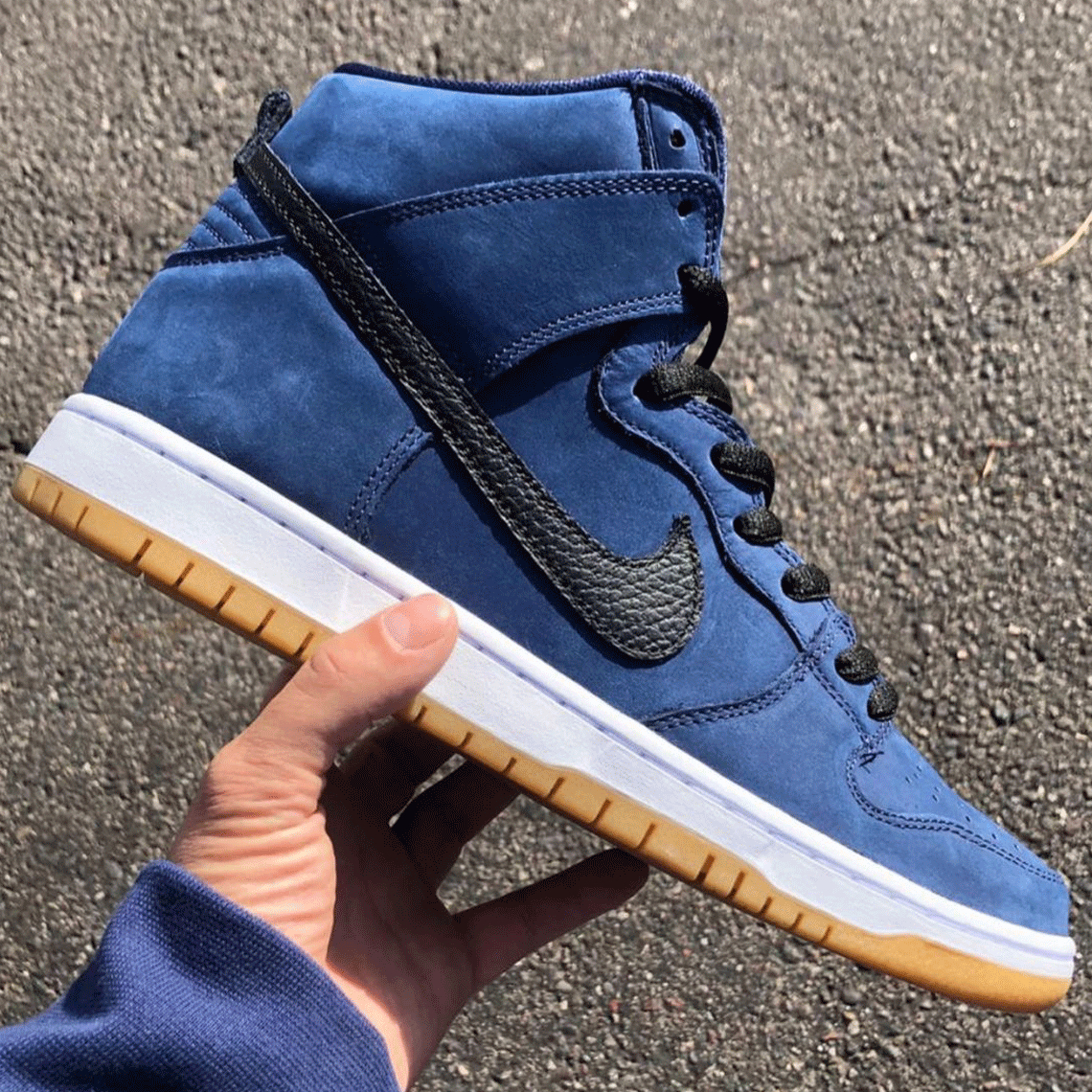 Nike Sb Dunk High Obsidian Orange Label 1