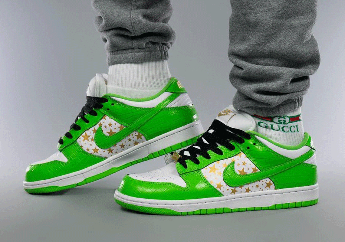 Supreme Nike Sb Dunk Low Mean Green Dh3228 101 06