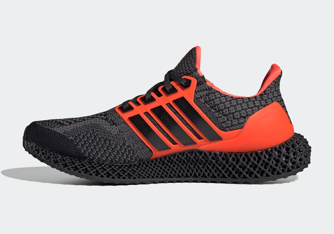 Adidas Ultra 4d 5 0 Core Black Solar Red G58159 3