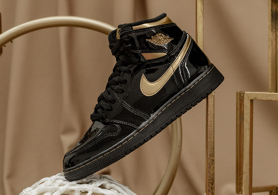 The Air Jordan 1 Retro High OG “Black & Gold” Releases Tomorrow