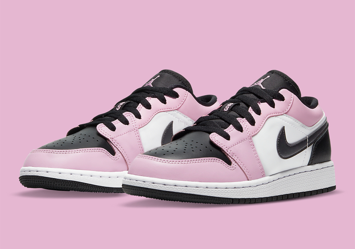 A Girl's-Exclusive Air Jordan 1 Low "Light Arctic Pink" Is Here