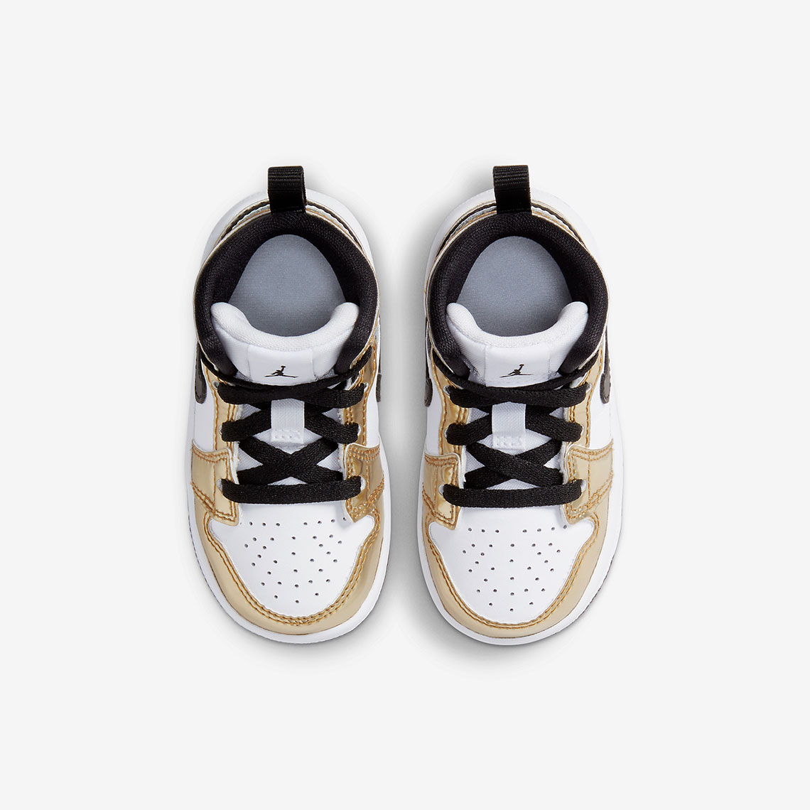 Air Jordan 1 Mid Se Metallic Gold Td Toddler Dc1424 700 2