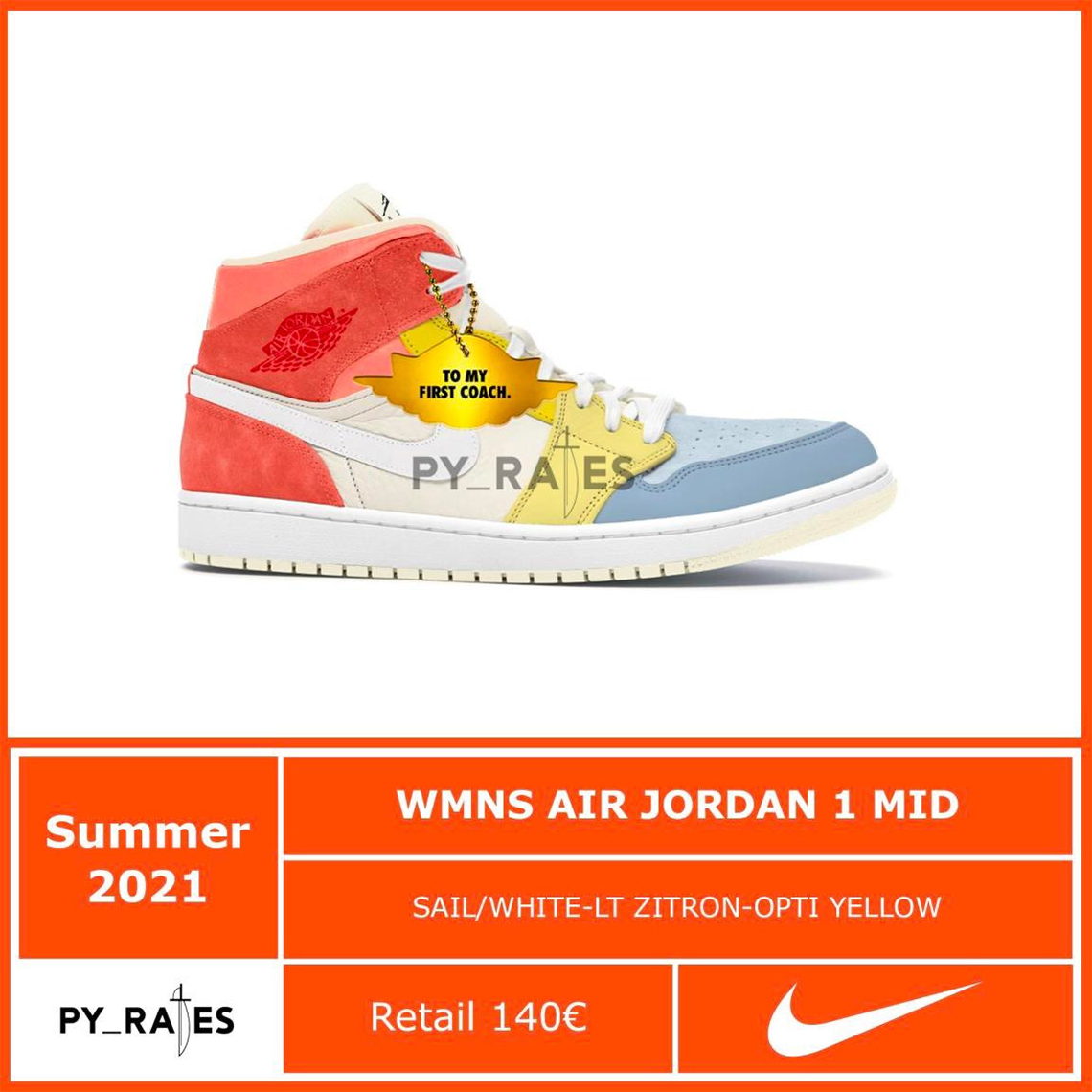 Air Jordan 1 Mid Wmns My Coach 2021 1