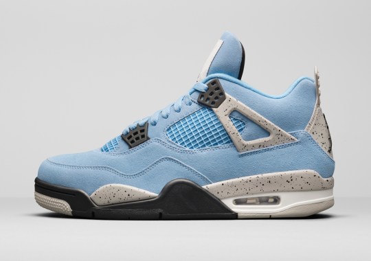 Jordan Brand Further Celebrates UNC With 2021’s Air Jordan 4 “University Blue”