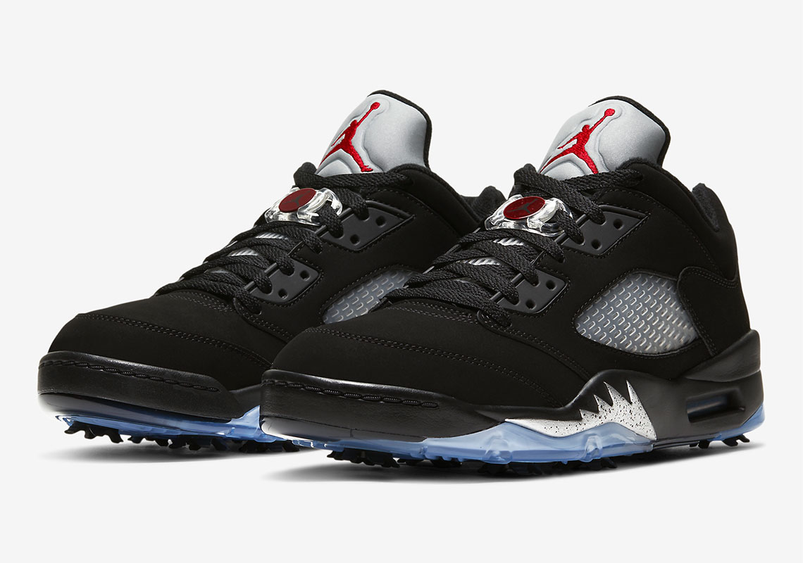 Air Jordan 5 Golf Releasing In Original "Black/Metallic" Colorway