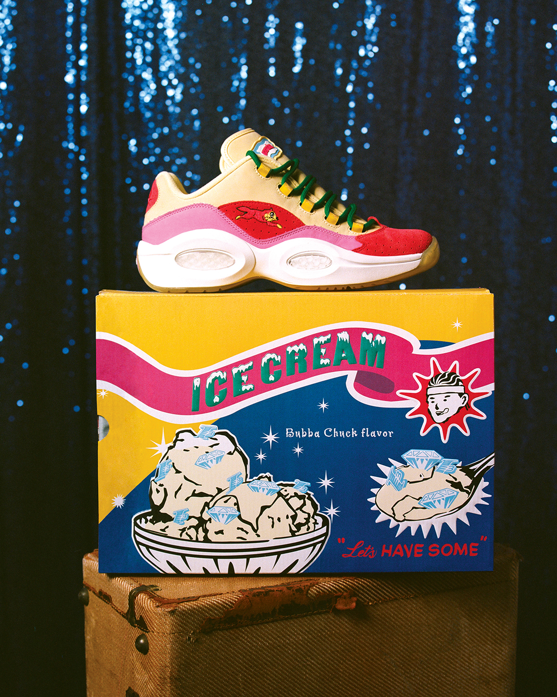 Bbc Ice Cream Reebok Question Low Running Dog Fz4346