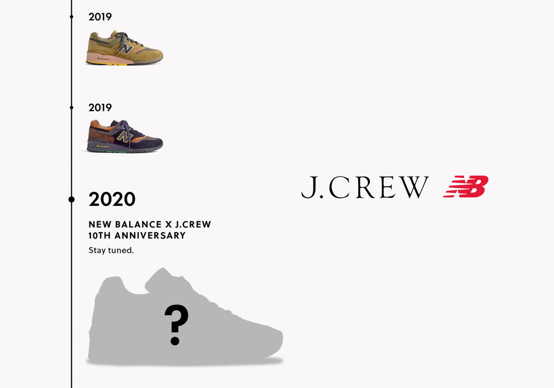 J Crew New Balance 10th Anniversary Teaser