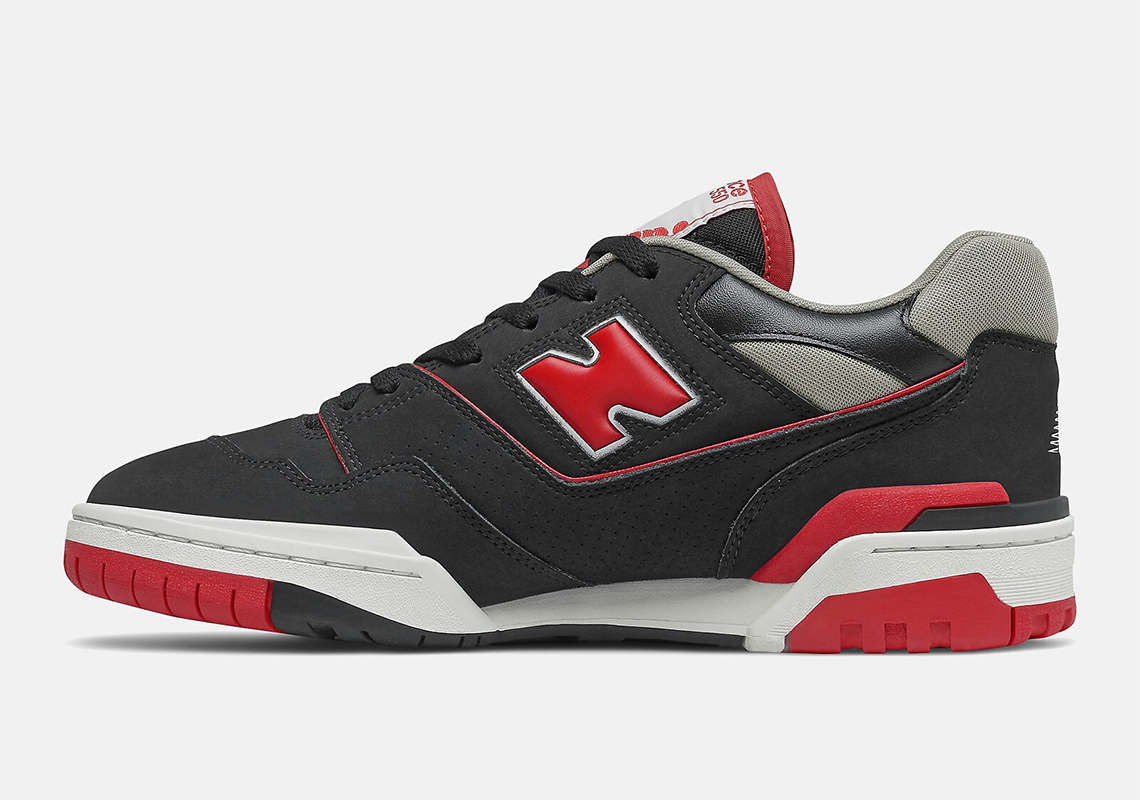 New Balance 550 Black Red Bb550sg1 2