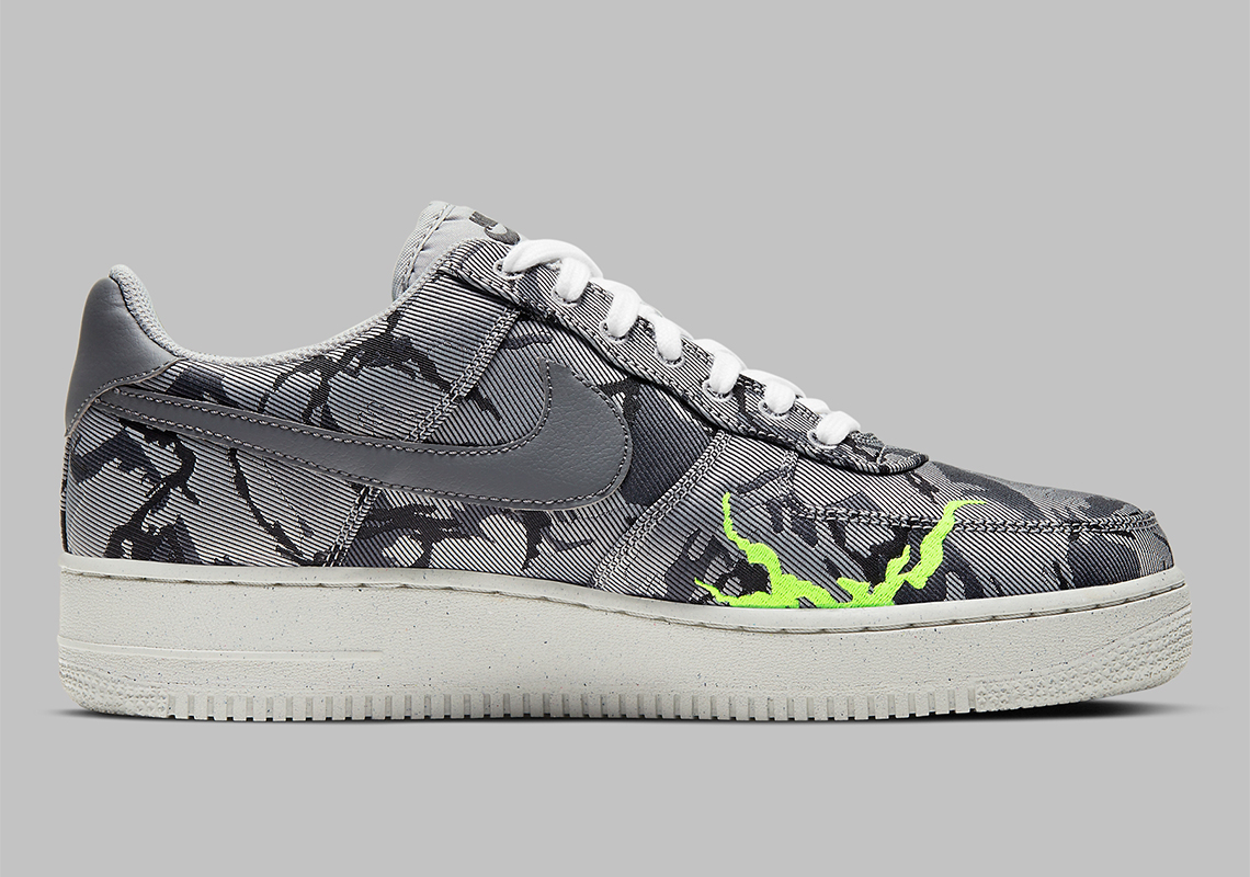 Nike Air Force 1 Low 07 Lx Smoke Grey Electric Green Cv1725 001 8