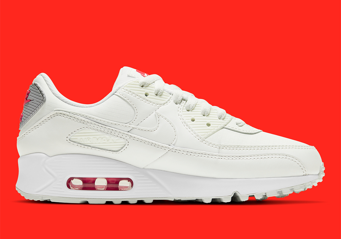 Nike Air Max 90 Sail Red Cv8819 102 3