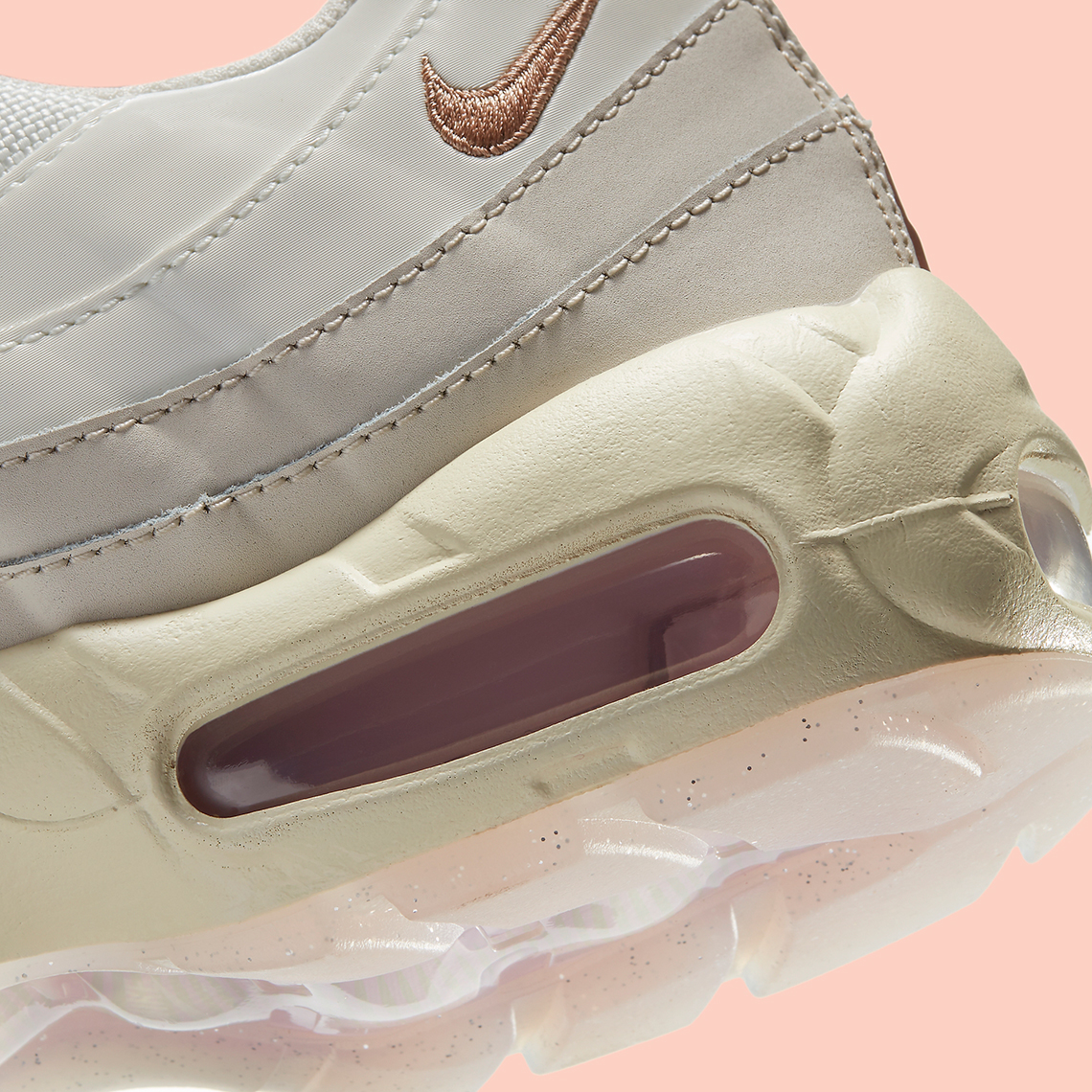 Nike Air Max 95 Womens Rose Gold Ct1897 100 4