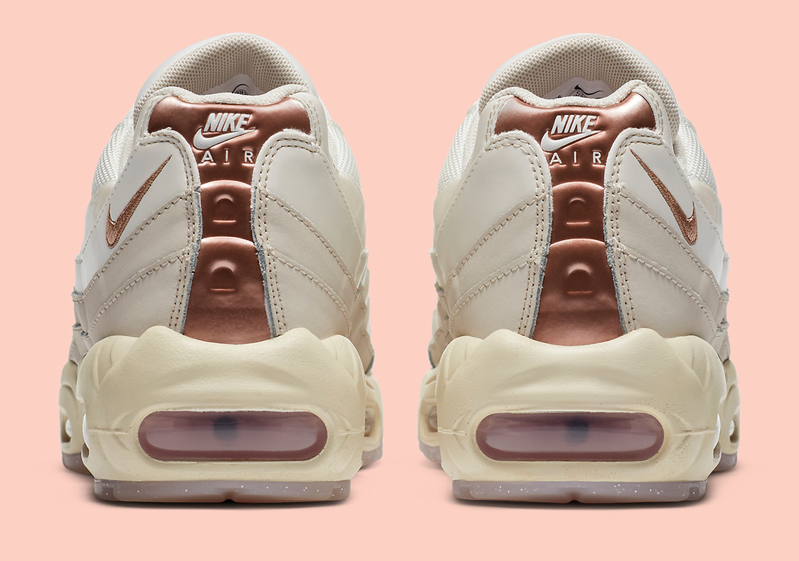 Nike Air Max 95 Womens Rose Gold Ct1897 100 6