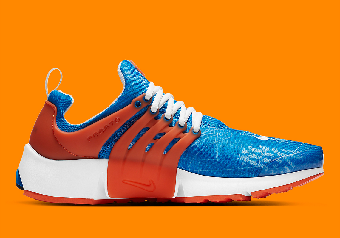 Nike Air Presto Blue Orange Cj1229 401 3