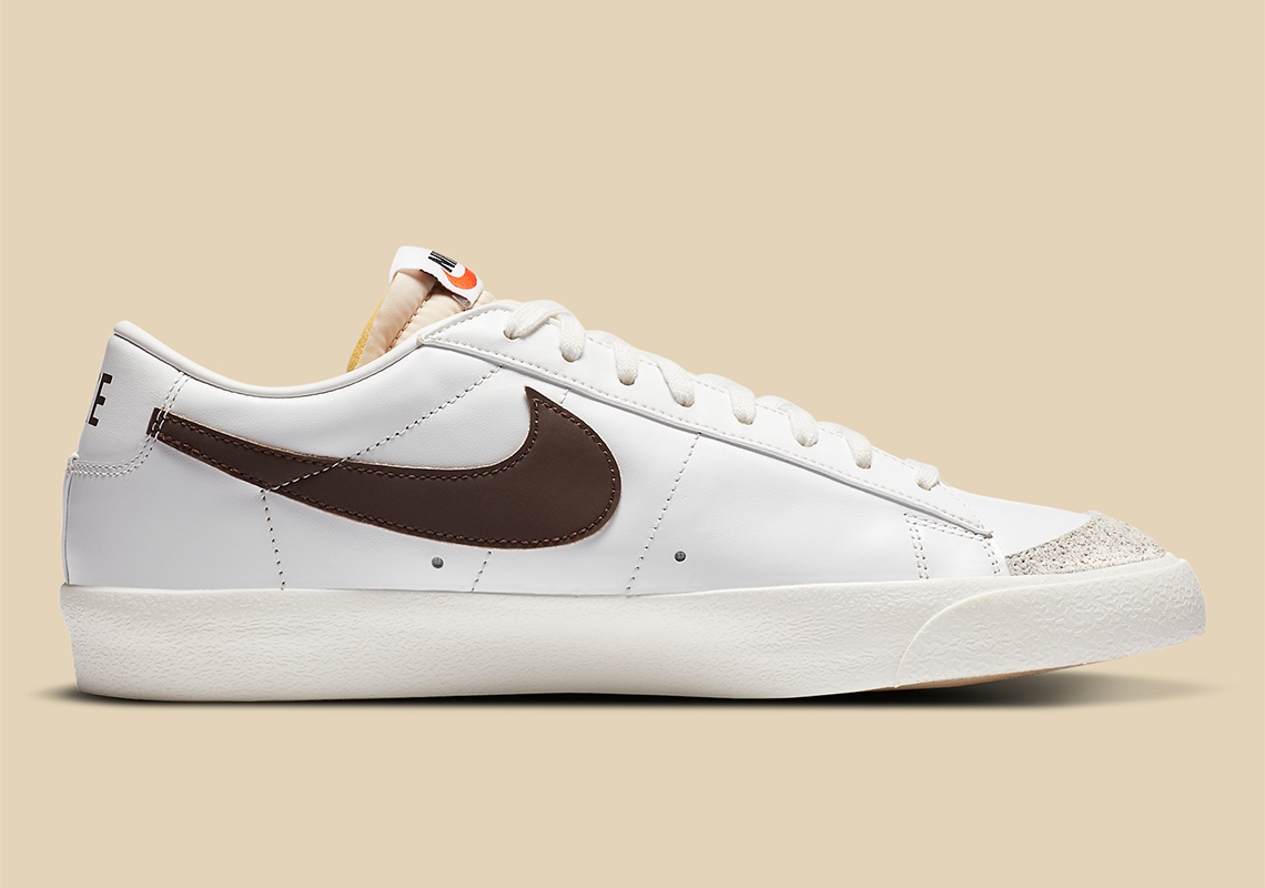 Nike Blazer Low 77 White Brown Da6364 100 3