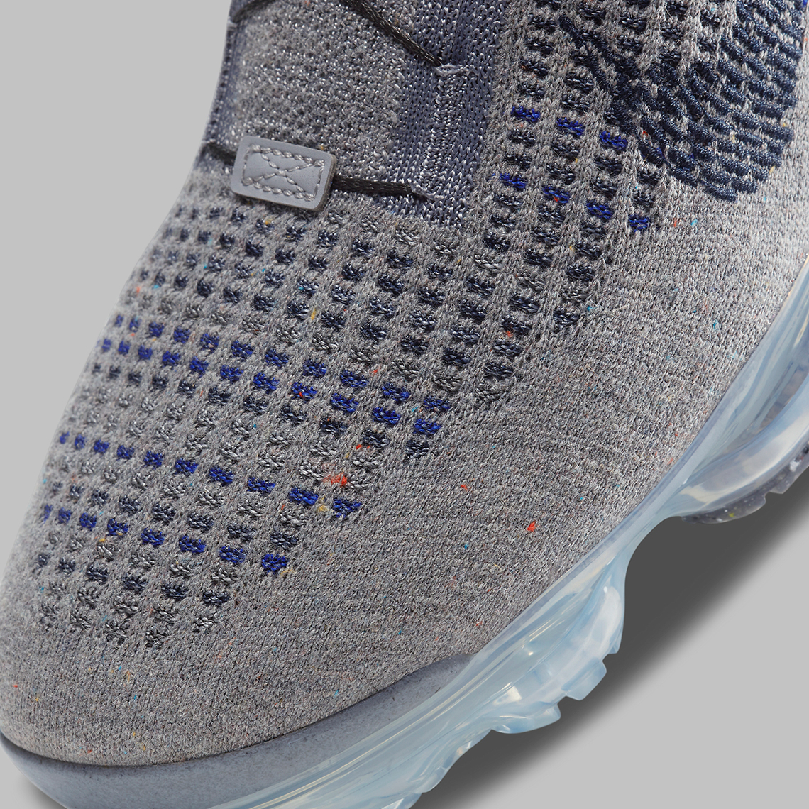 Nike Vapormax 2020 Flyknit Cw1765 002 Particle Grey Dark Obsidian Racer Blue 5