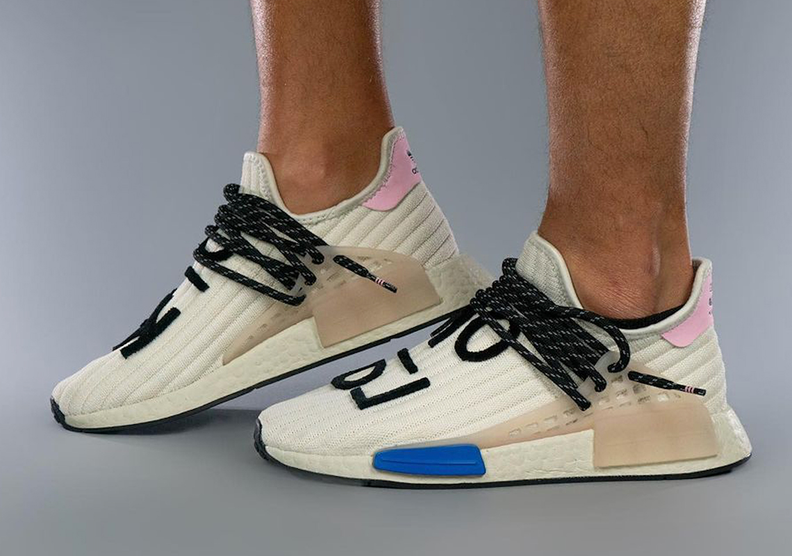 Pharrell Adidas Nmd Hu Korean Cream Pink Blue 1 1