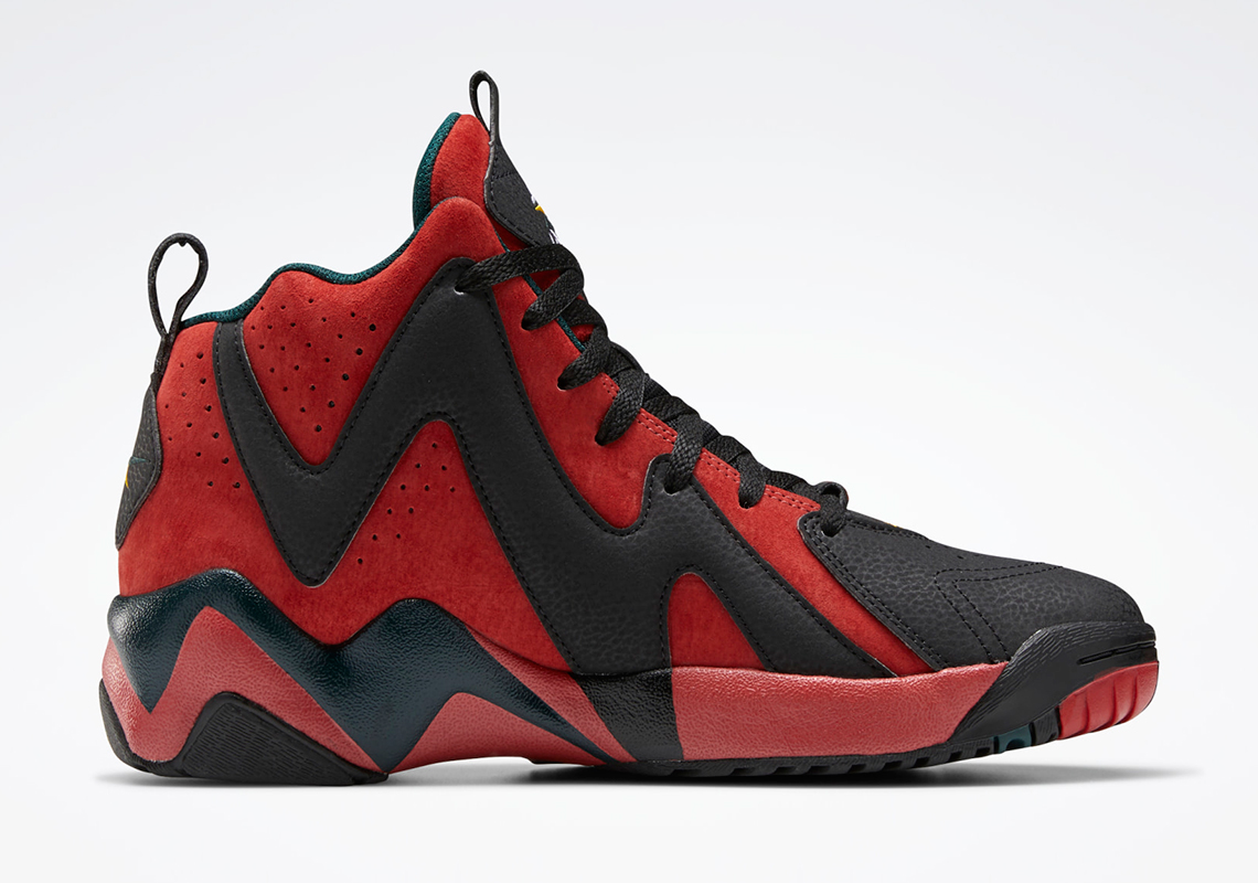 Reebok Kamikaze Ii Mars Red Black Forest Green Fz4006 2