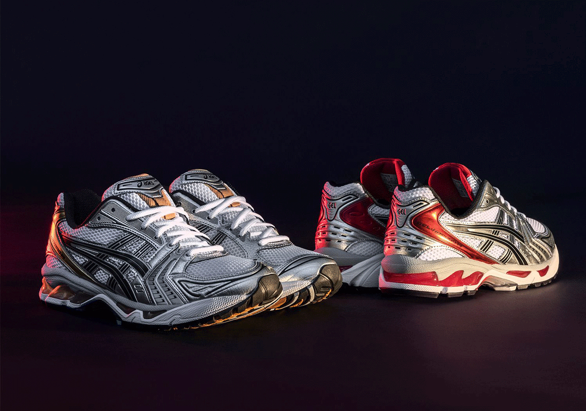 ASICS Adds "Pure Gold" And "Classic Red" To The GEL-Kayano 14