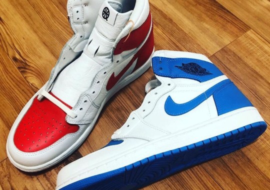 Another Rare Air Jordan 1 Retro High OG Quai54 Sample Surfaces In Alternate White