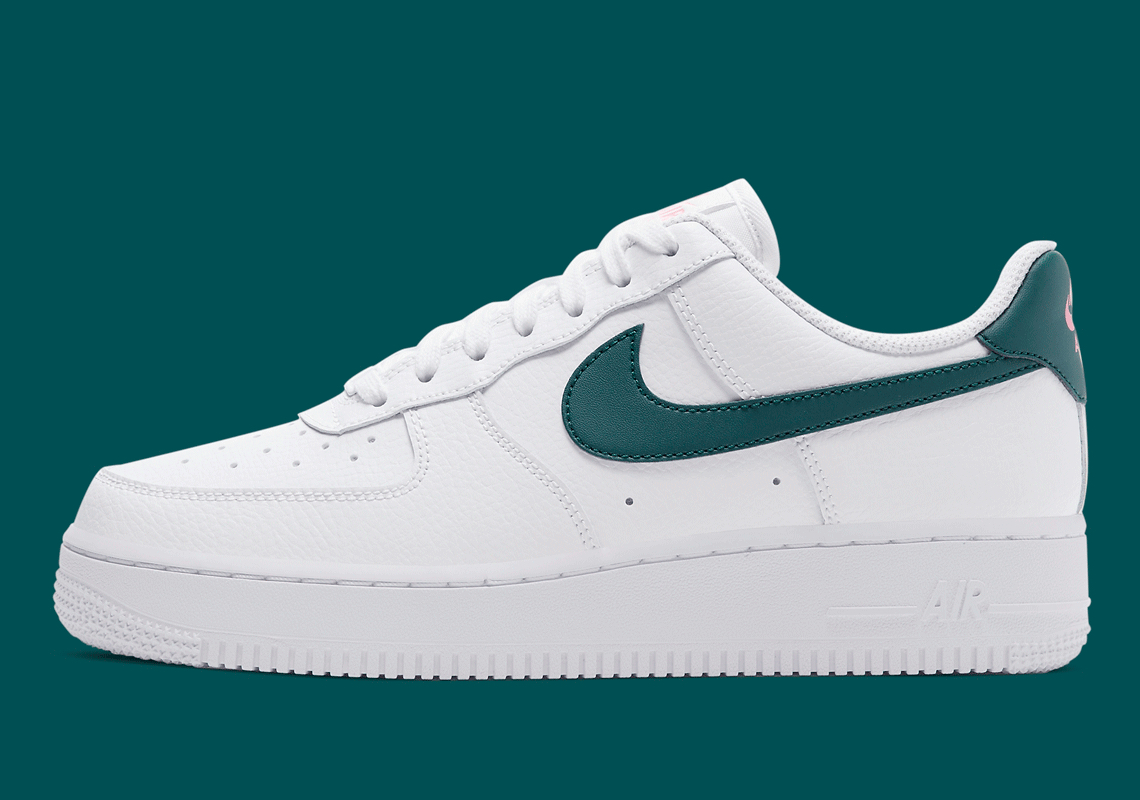 Nike Air Force 1 Low "Dark Teal Green" Sees Subtle Hits Of Sunset Pulse