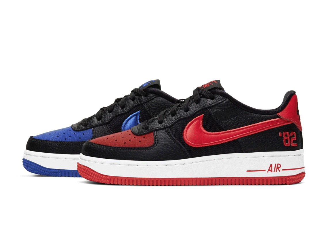 Nike Air Force 1 Low "82" Alternates "Bred" And "Royal" Looks