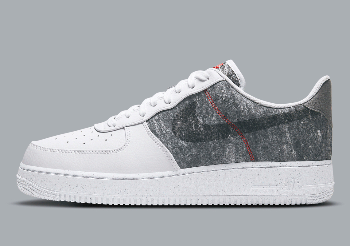 The Recycled Wool Nike Air Force 1 Low Is Dropping In "White/Light Smoke Grey"