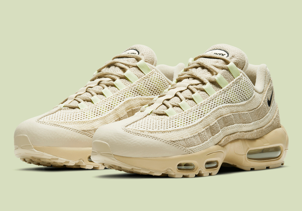 The Nike Air Max 95 Grabs Hold Of Stussy's "Fossil" Look