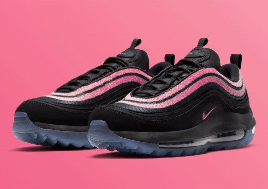 Pink Swarovski Crystals Encrust The Nike Air Max 97 Golf