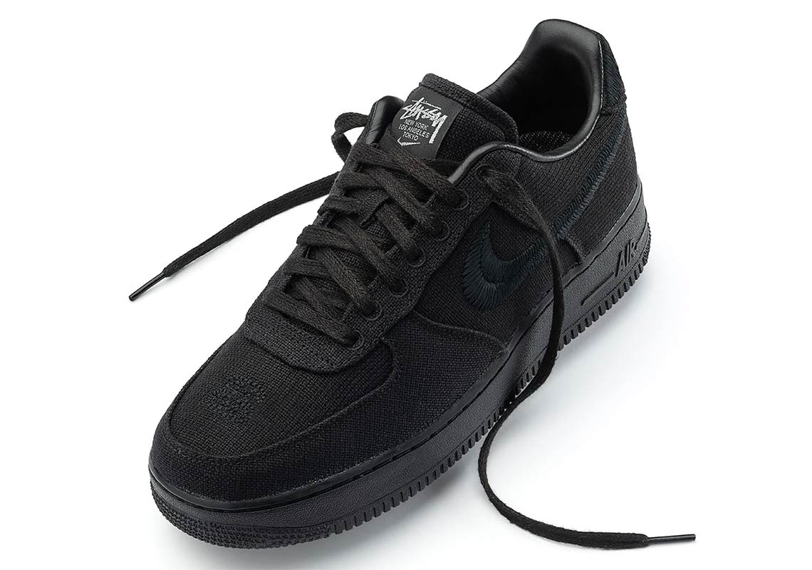 Stussy Nike Air Force 1 2020 Black 1