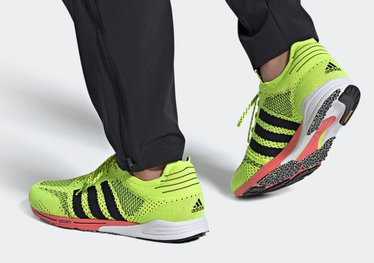 The adidas Adizero Prime Goes Hi-Vis With Its “Solar Yellow” Colorway