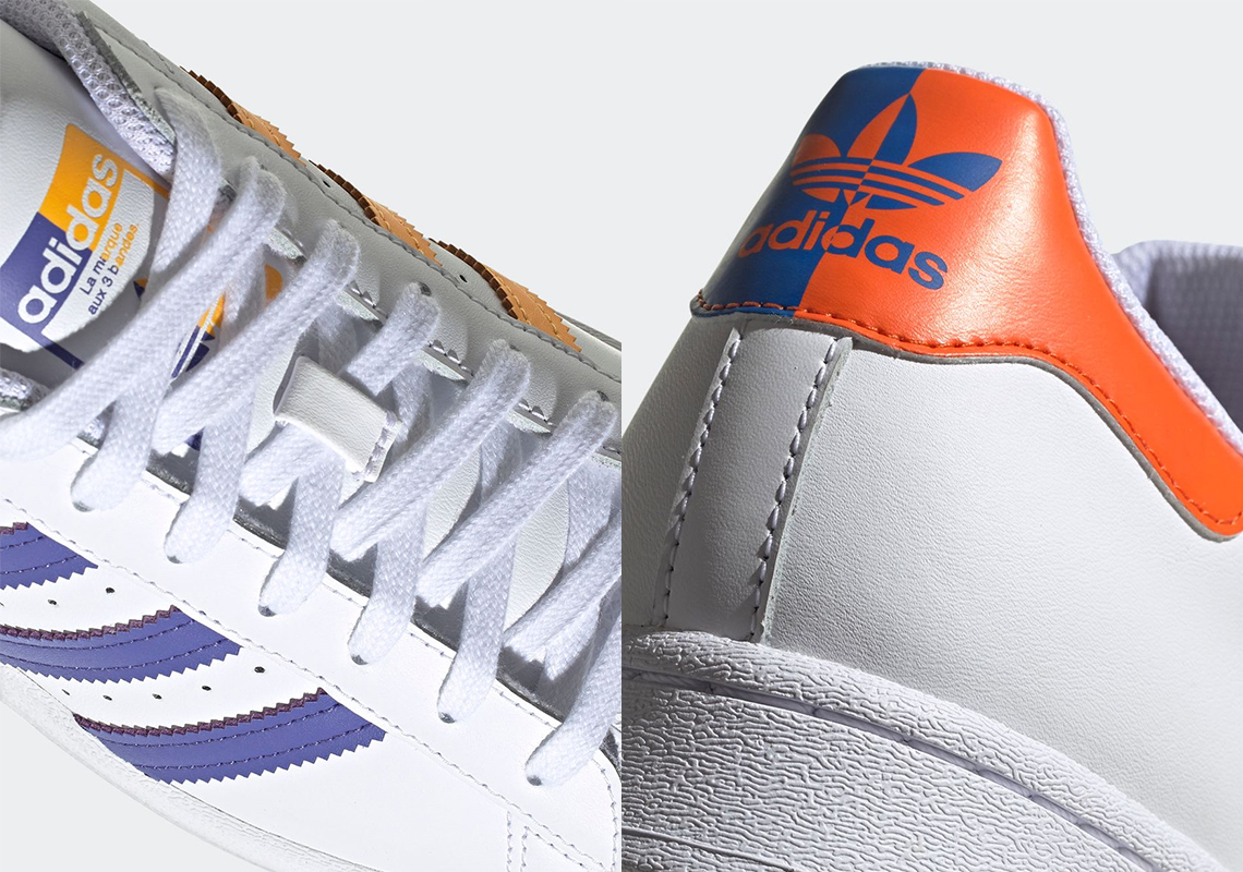 Lakers And Knicks Colors Get Split On The adidas Superstar