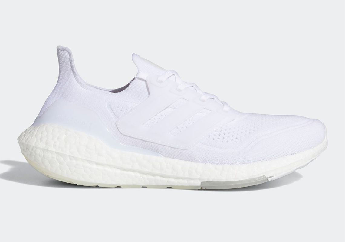 adidas Ultraboost 21 "Triple White" Releases On February 4th