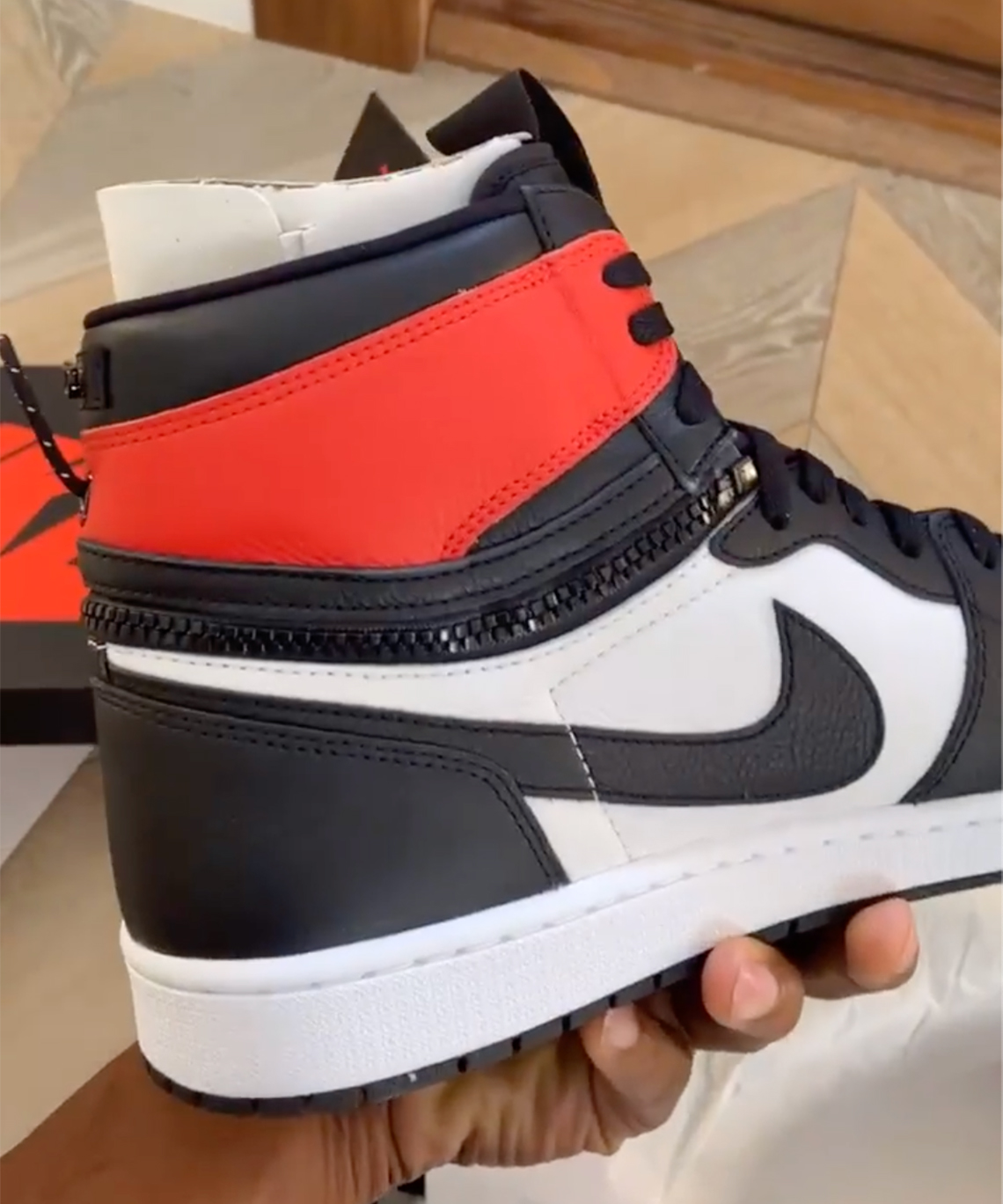 Air Jordan 1 High Switch Black Toe Pe 2