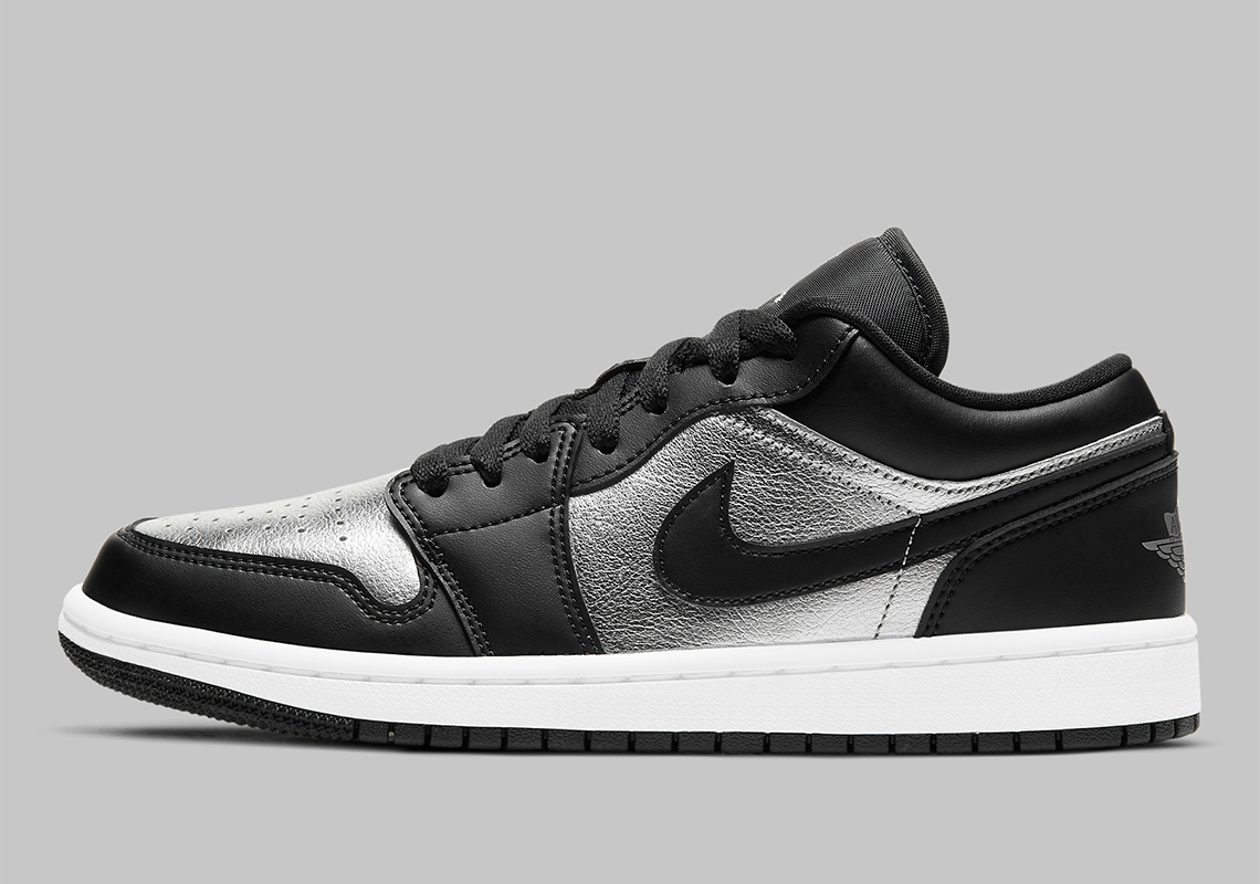 Air Jordan 1 Low Black Silver Da5551 001 1